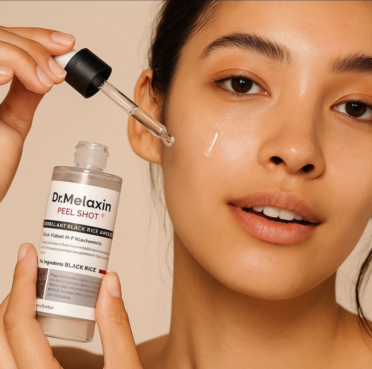 Korean Skincare Niacinamide & Black Rice Serum